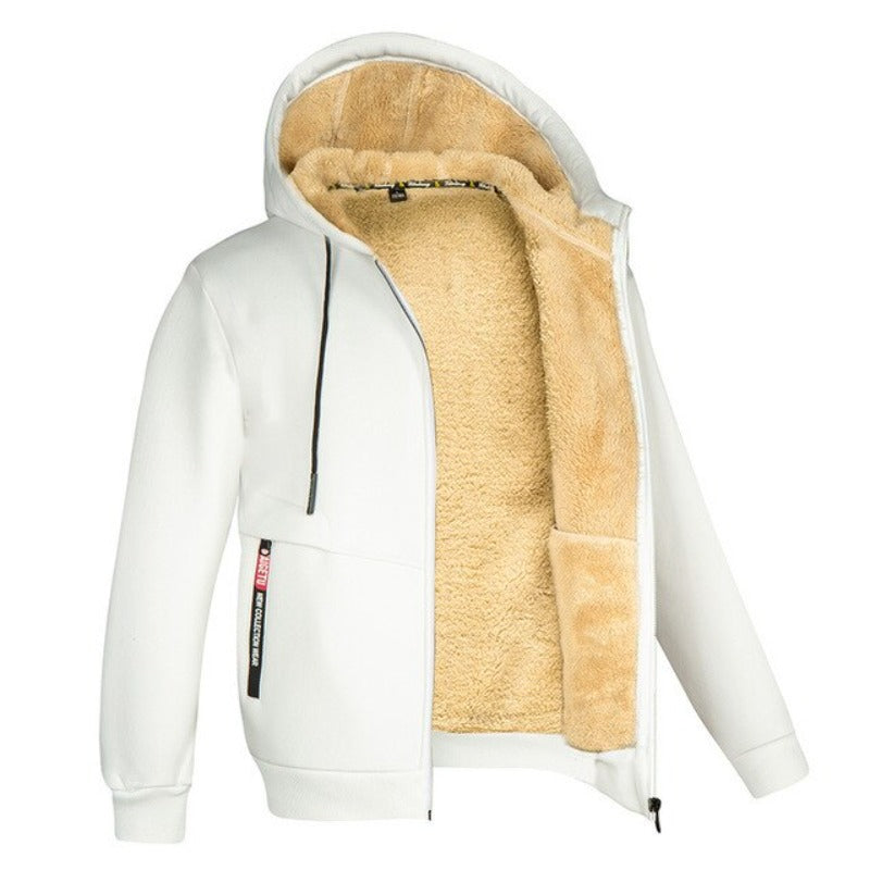 Sherpa | Wollen herenvest met capuchon