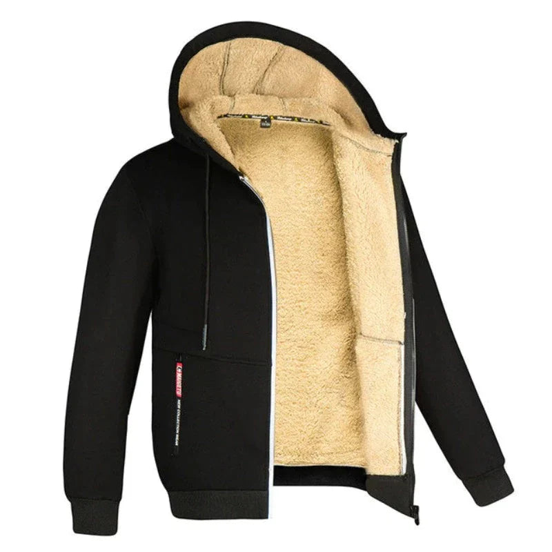 Sherpa | Wollen herenvest met capuchon