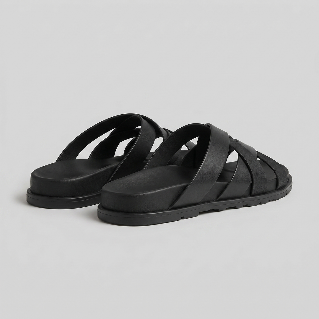 Slide Sandalen Heren Cross Strap Casual Zomer