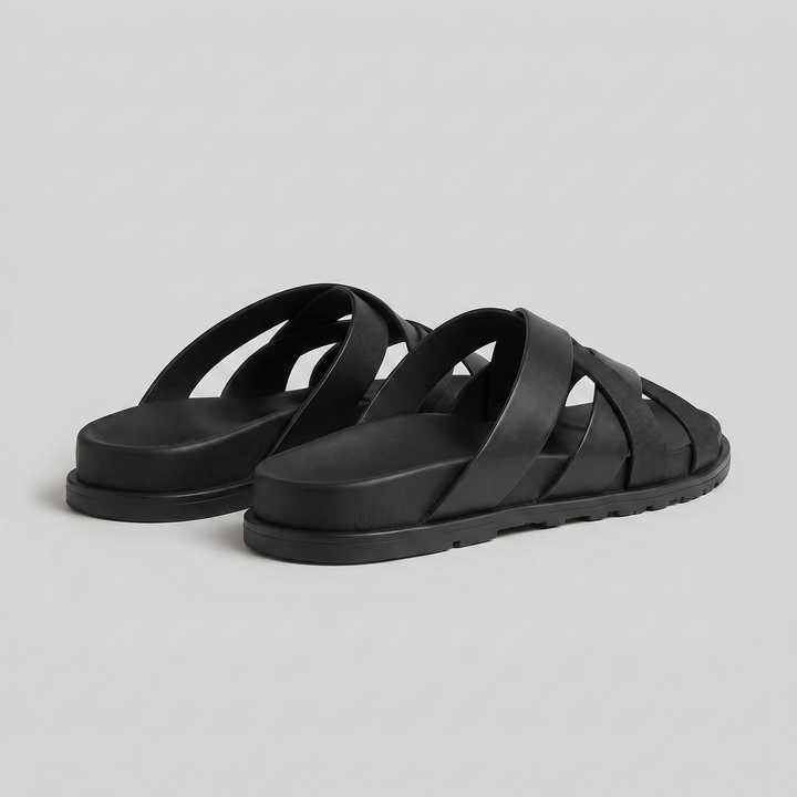 Slide Sandalen Heren Cross Strap Casual Zomer