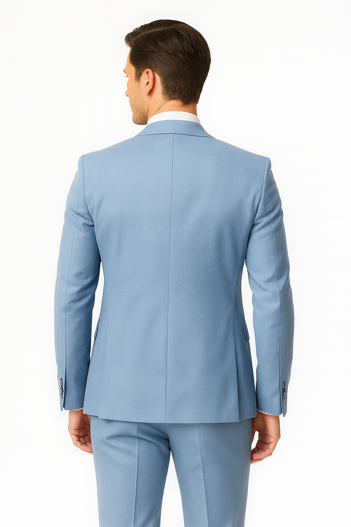 Slim Fit Colbert en Broek Set Heren Zomer