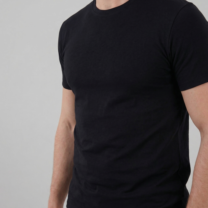 Slim Fit T-Shirt Heren Casual