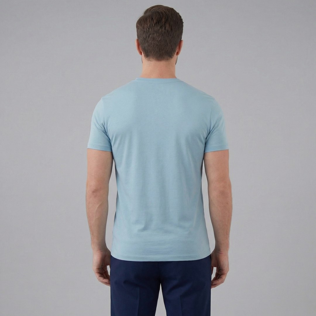 Slim Fit T-Shirt Heren Casual