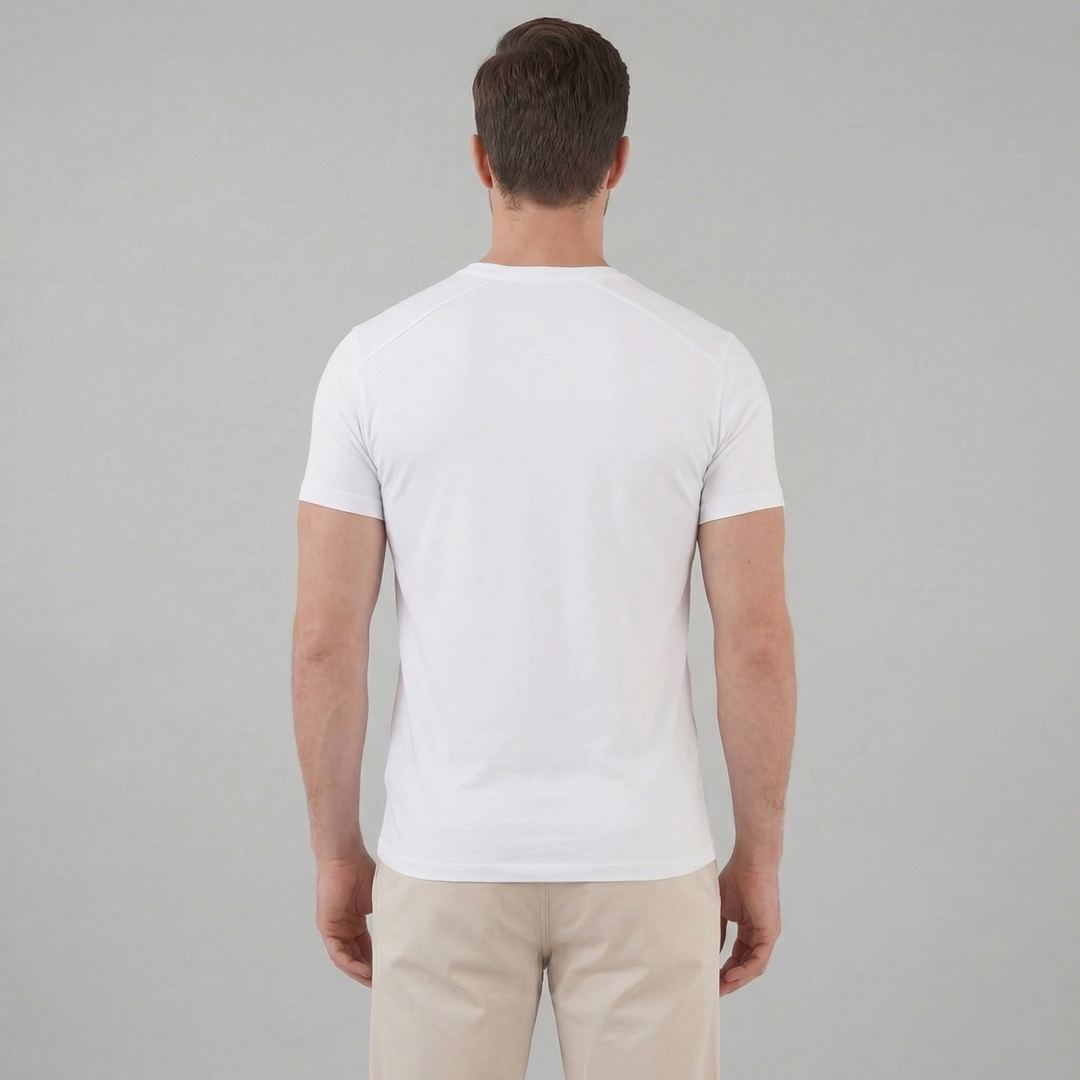 Slim Fit T-Shirt Heren Casual