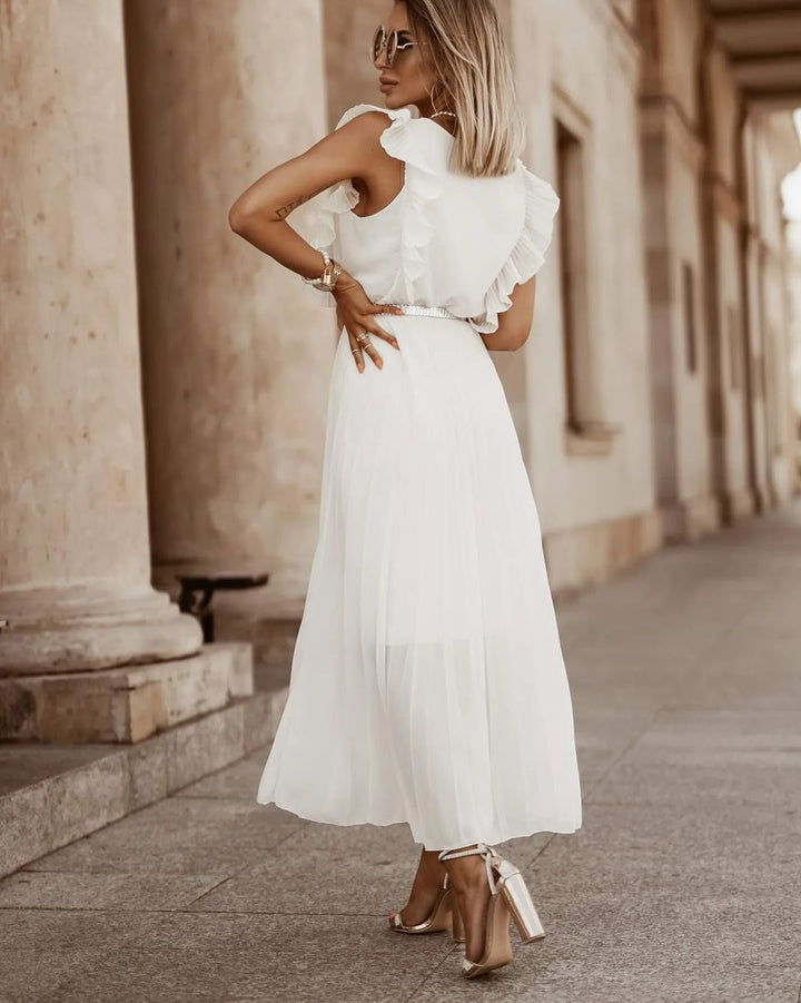 Sofia | Maxi plissé jurk