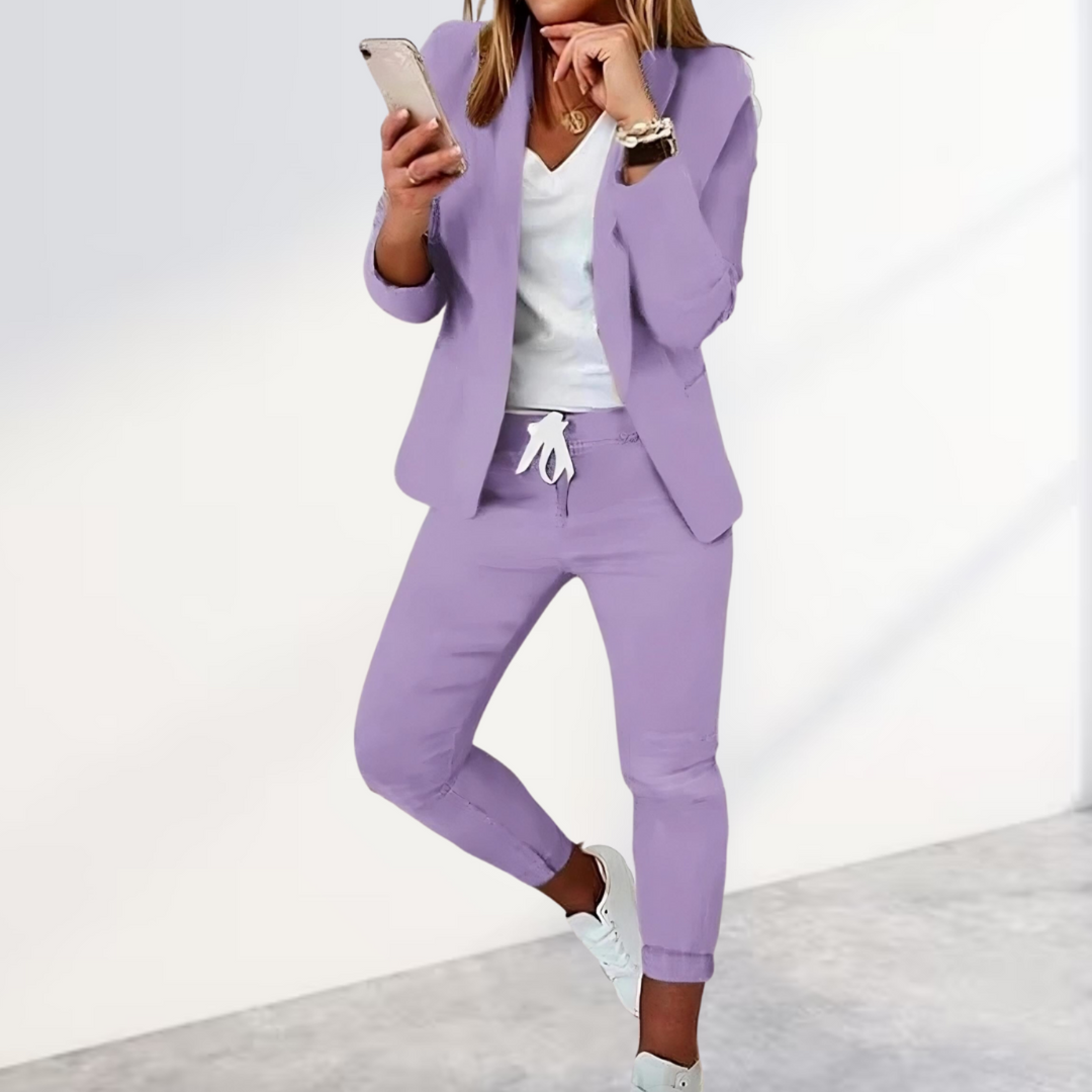 Sophie | Stijlvolle blazer & broek dames set