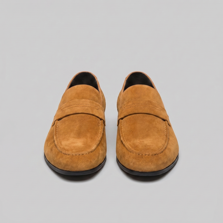 Suede Penny Loafers Heren Smart Casual