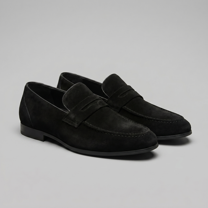 Suede Penny Loafers Heren Smart Casual