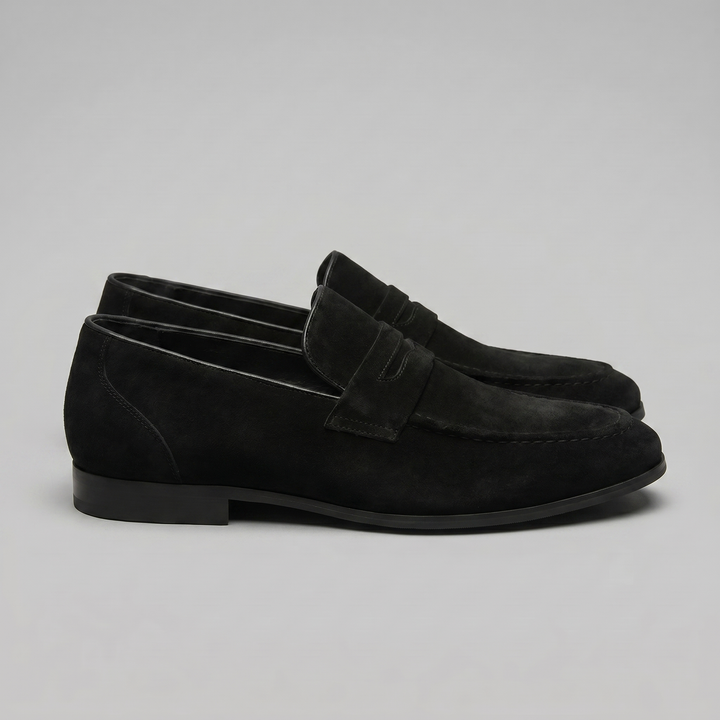 Suede Penny Loafers Heren Smart Casual