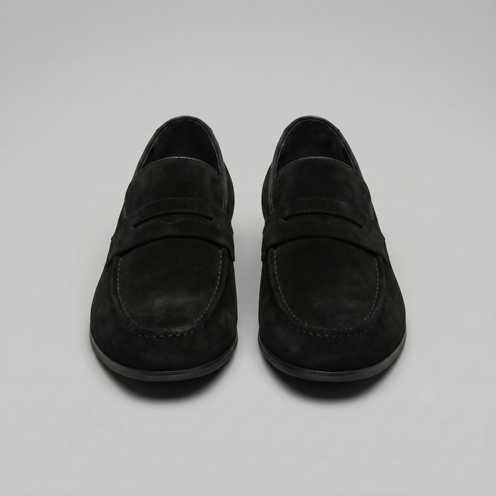 Suede Penny Loafers Heren Smart Casual