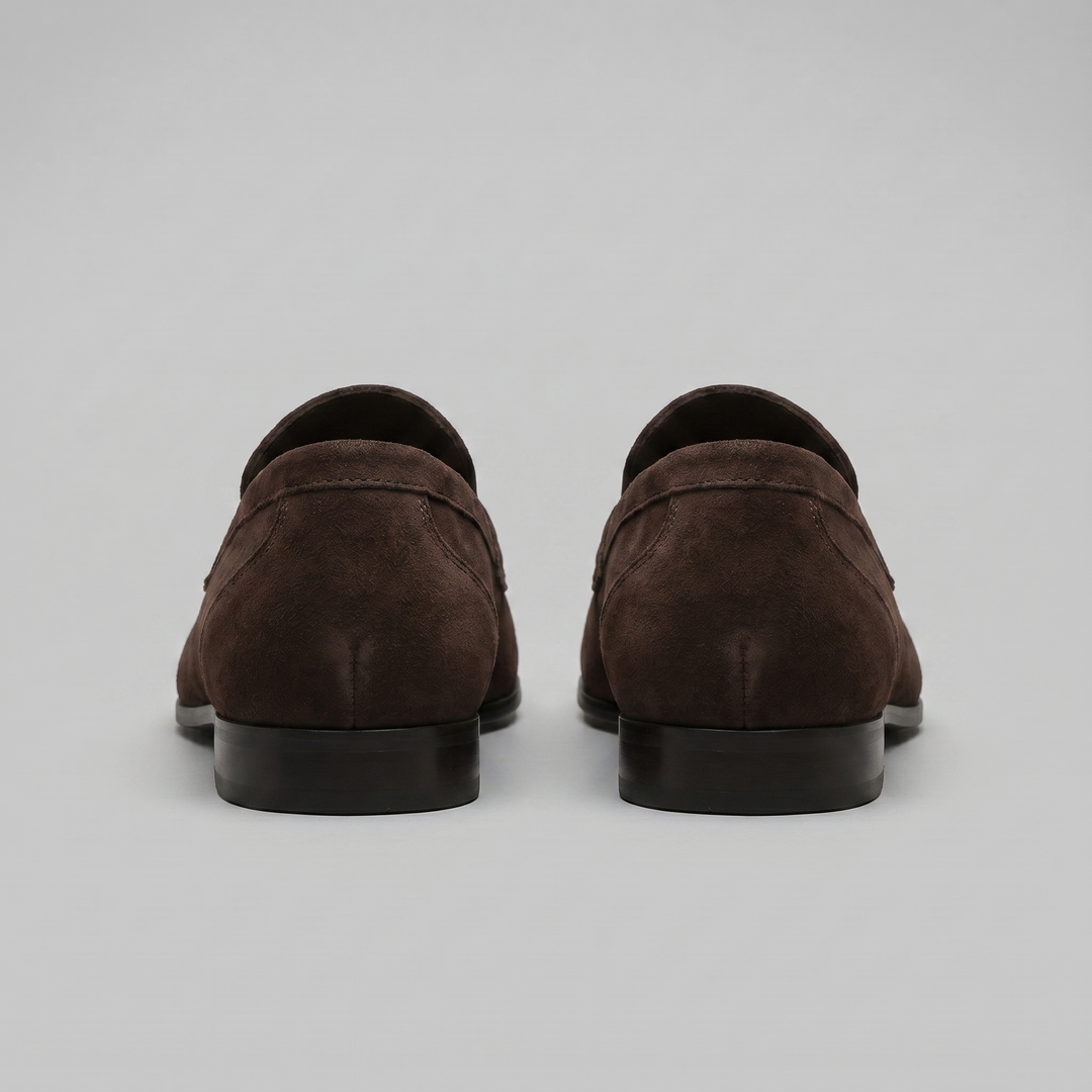 Suede Penny Loafers Heren Smart Casual