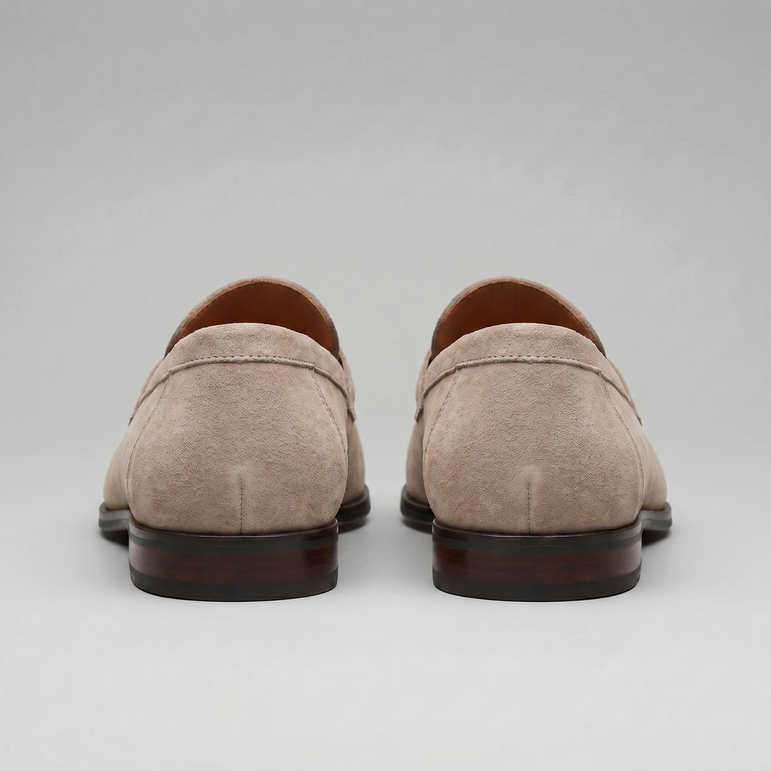 Suede Penny Loafers Heren Smart Casual