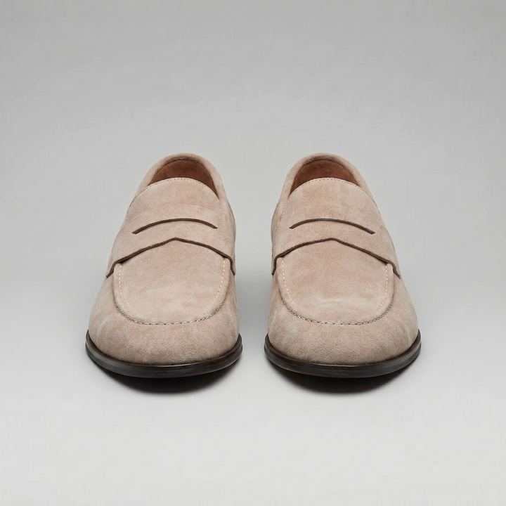 Suede Penny Loafers Heren Smart Casual