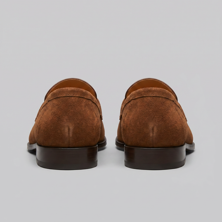 Suede Penny Loafers Heren Smart Casual