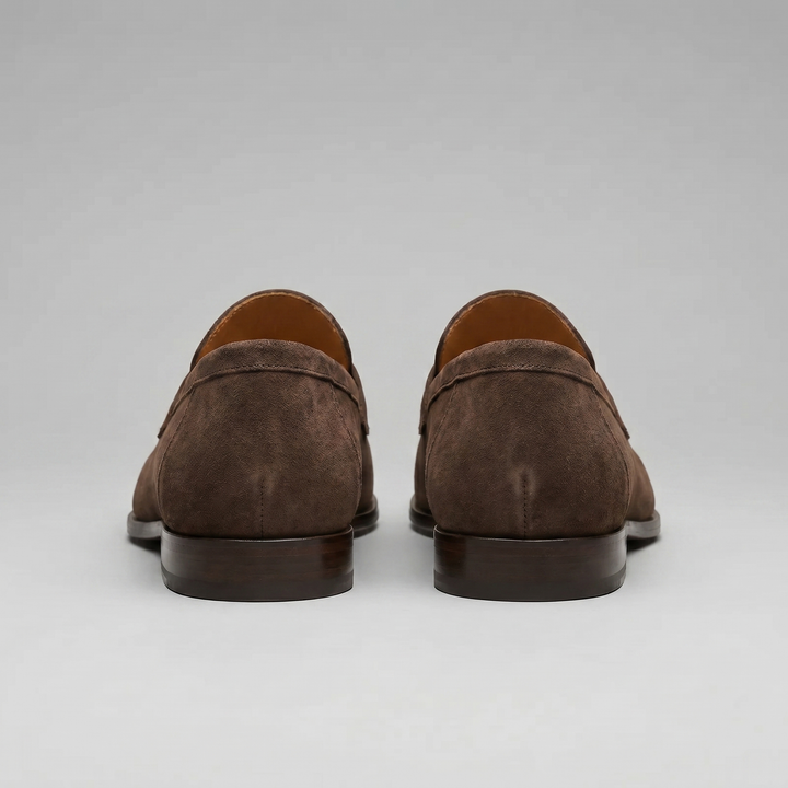 Suede Penny Loafers Heren Smart Casual