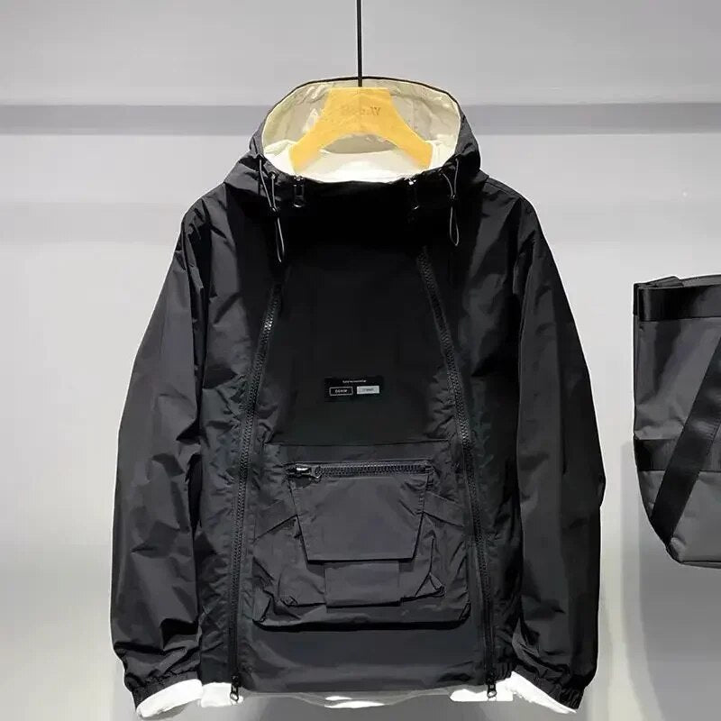 Sven | Dubbel Rits Hooded Jas