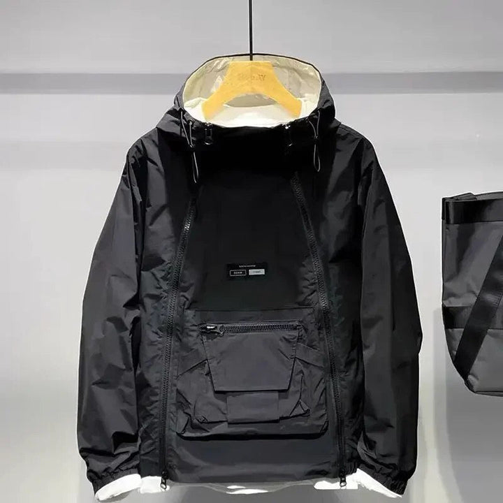 Sven | Dubbel Rits Hooded Jas