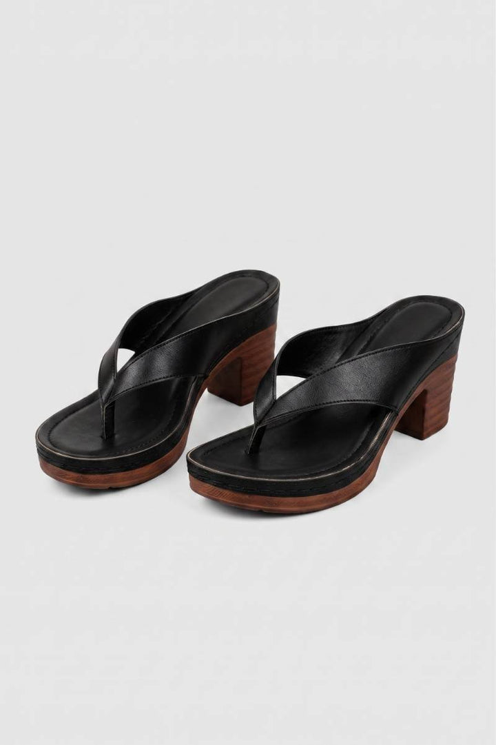 Teenslippers Dames - Platform Hak | Elegant