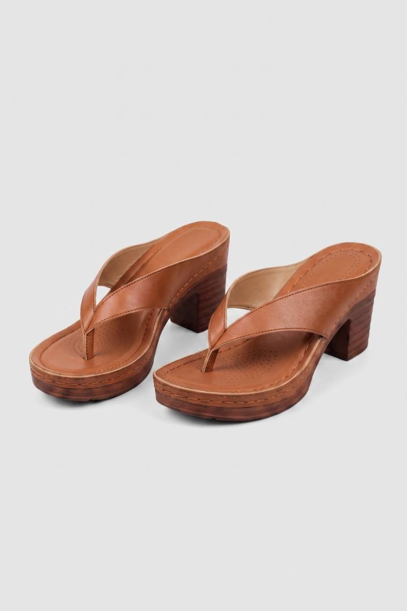 Teenslippers Dames - Platform Hak | Elegant