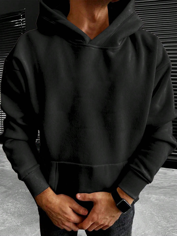 Tim | Effen kleur heren hoodie