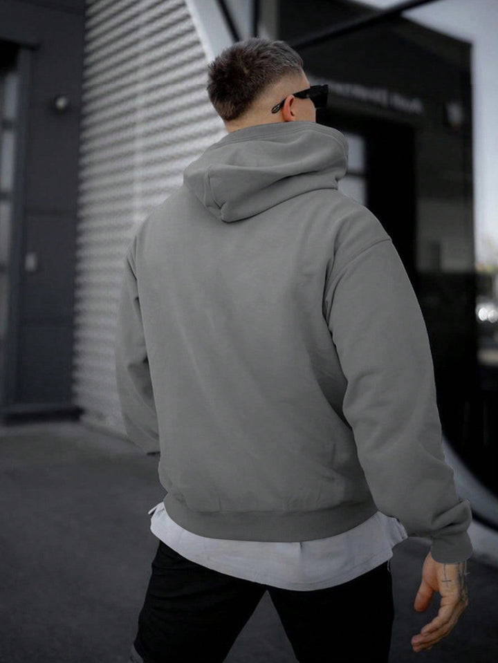 Tim | Effen kleur heren hoodie