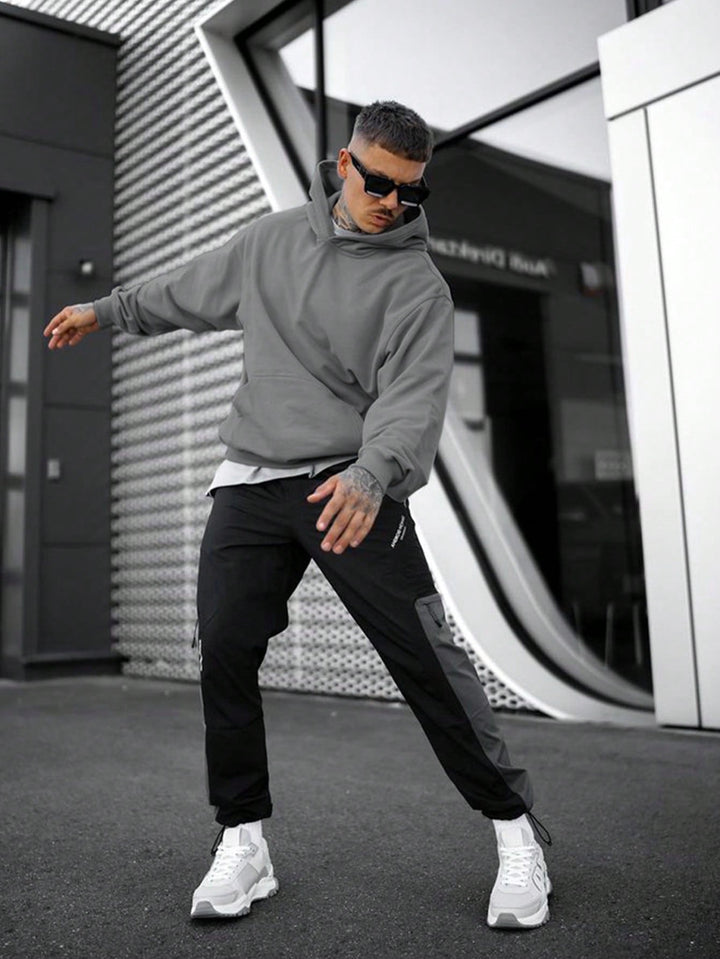 Tim | Effen kleur heren hoodie