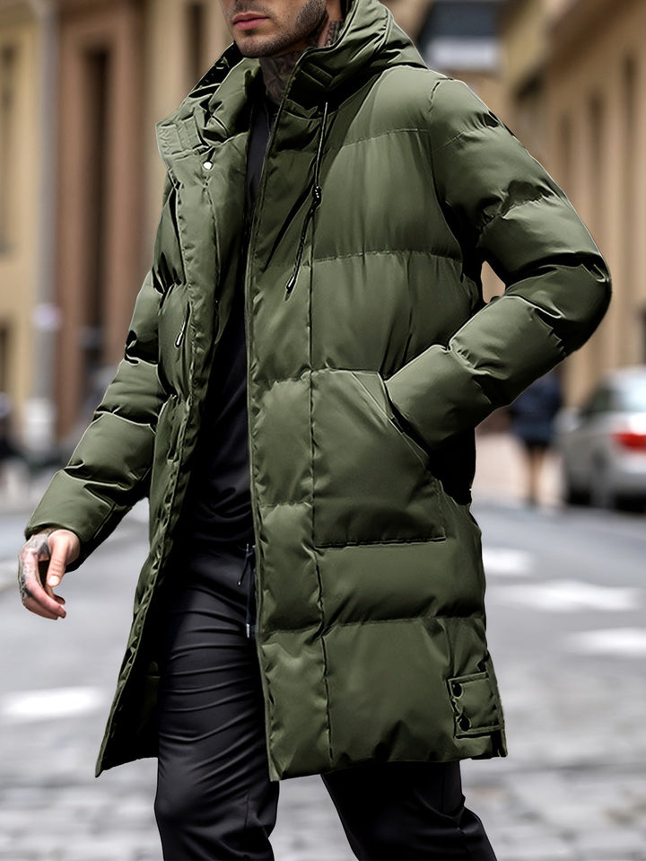 Tom | Warme winterparka met capuchon en zakken