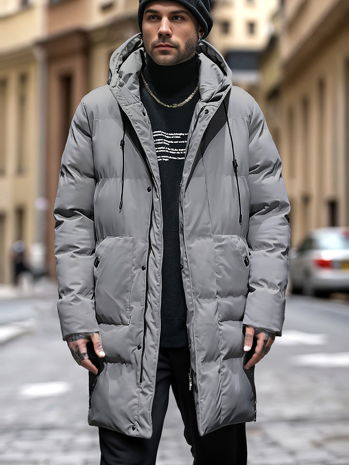 Tom | Warme winterparka met capuchon en zakken