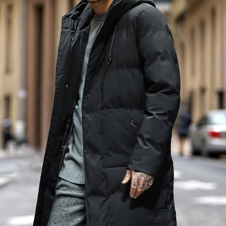 Tom | Warme winterparka met capuchon en zakken