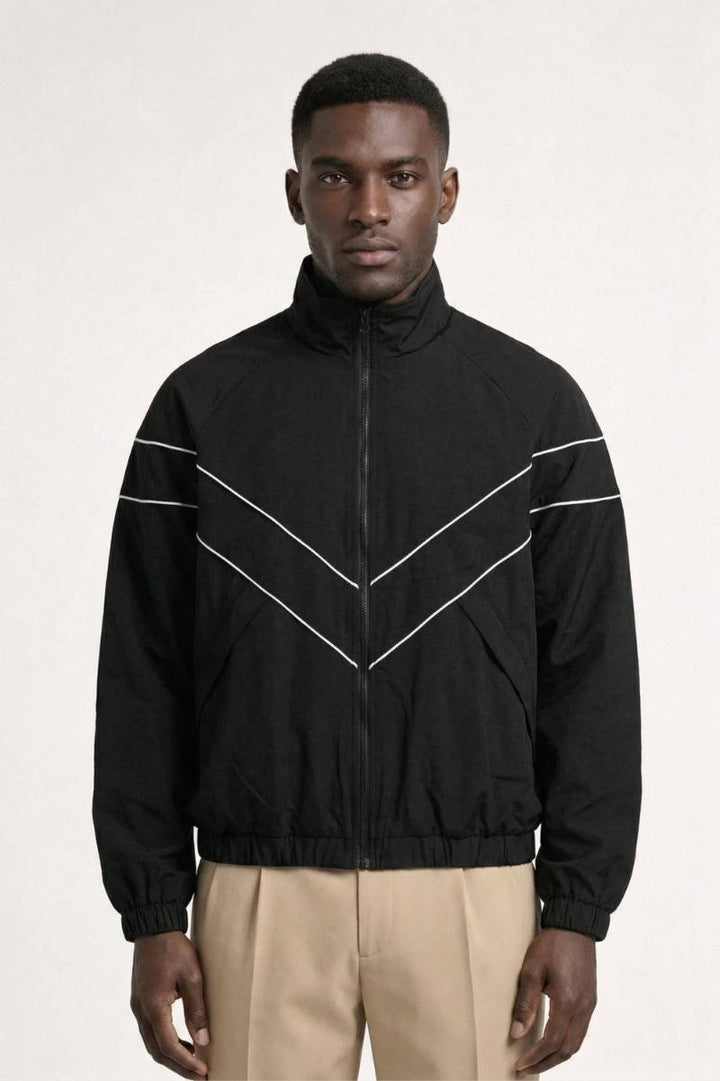 Trainingsjack Heren - Oversized Fit met Strepen | Casual