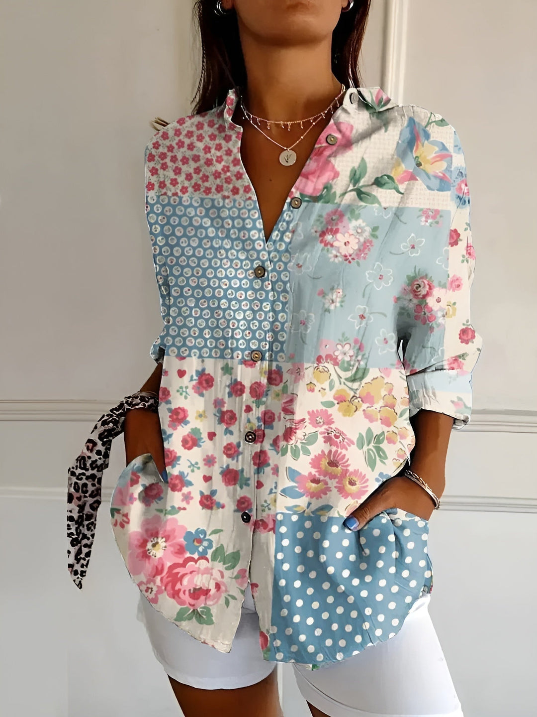 Imara - Losvallende Zomer Blouse met Print voor Dames