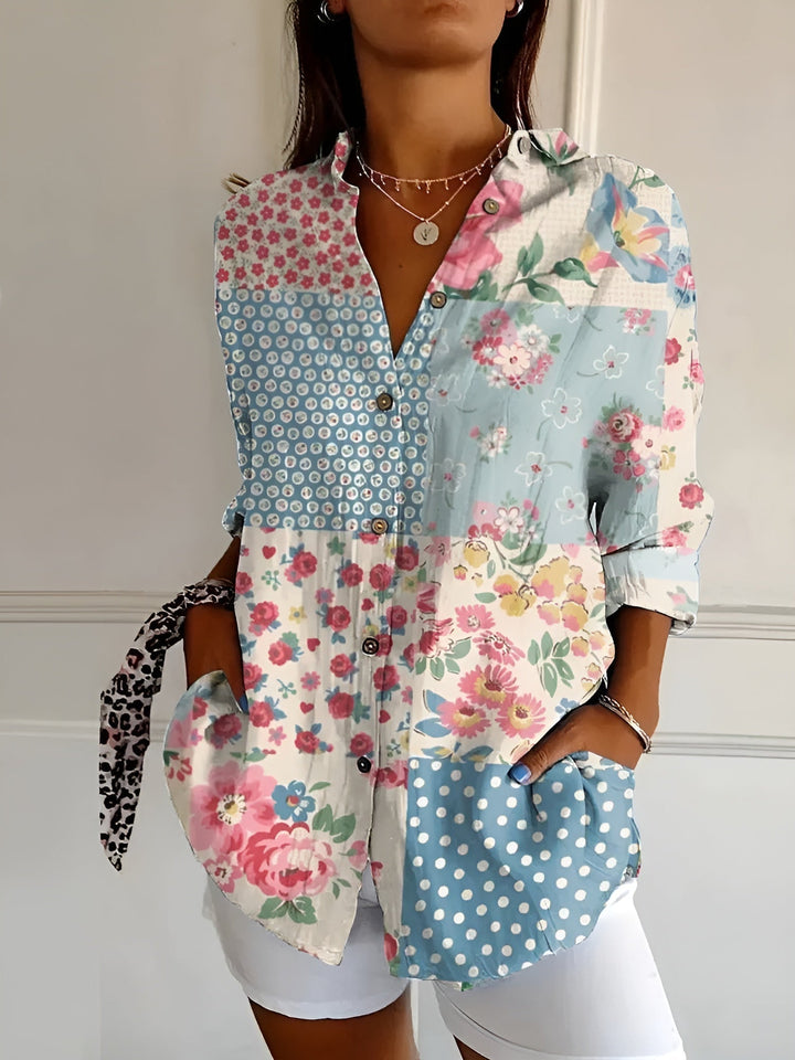 Imara - Losvallende Zomer Blouse met Print voor Dames