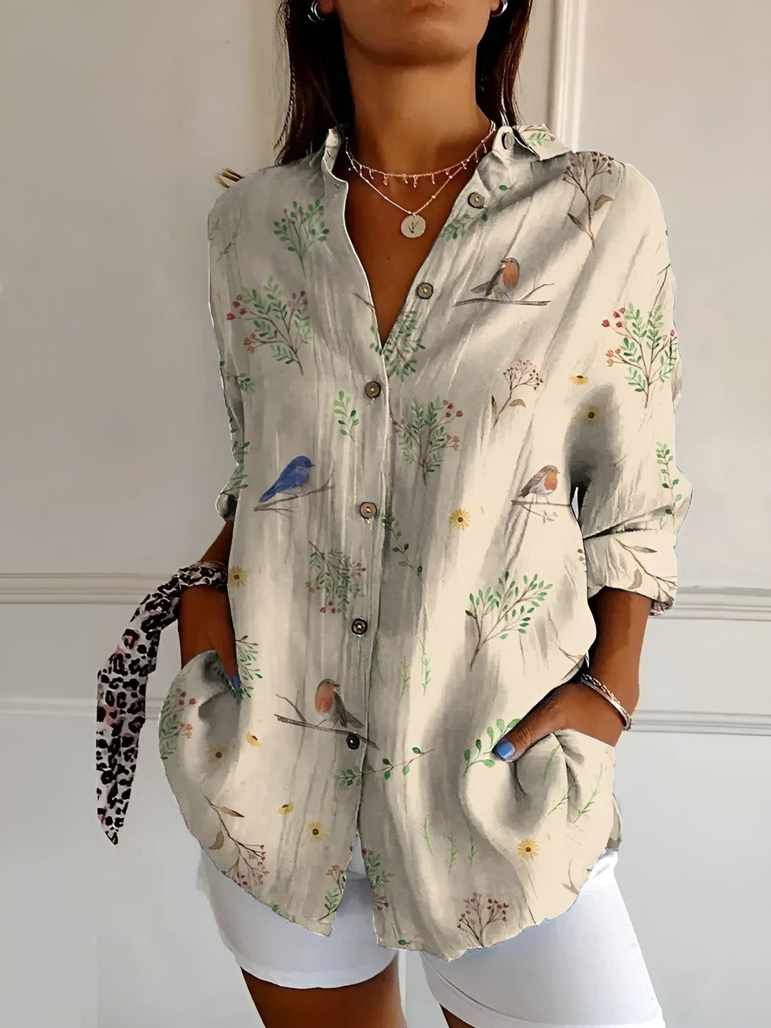 Imara - Losvallende Zomer Blouse met Print voor Dames