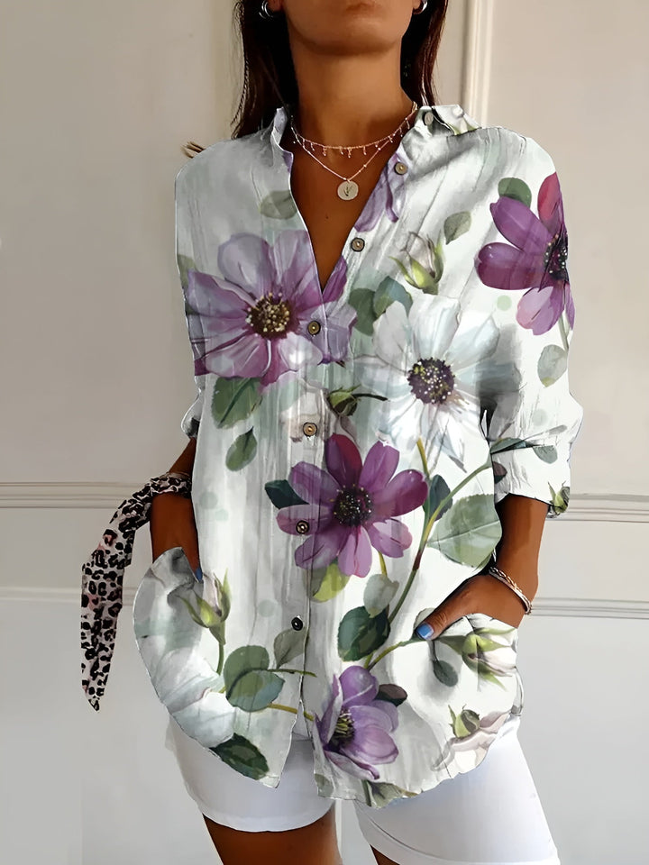 Imara - Losvallende Zomer Blouse met Print voor Dames