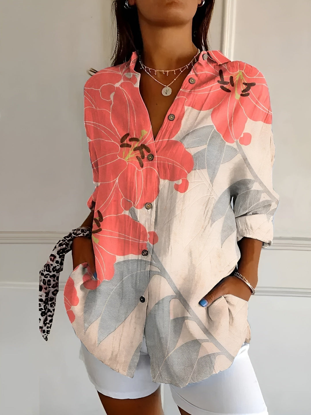 Imara - Losvallende Zomer Blouse met Print voor Dames