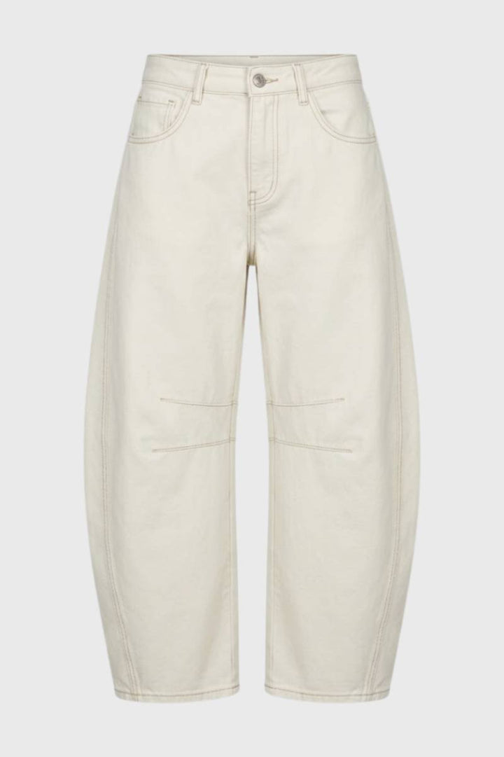Wijde Broek Dames - Oversized met Decoratieve Naden | Balloon Fit