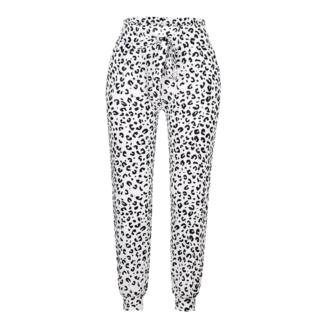 Xandra | Damesbroek met luipaardprint