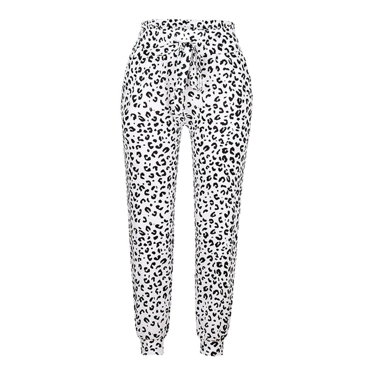 Xandra | Damesbroek met luipaardprint