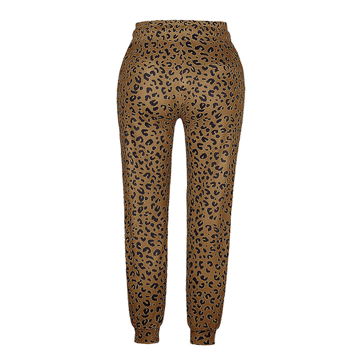 Xandra | Damesbroek met luipaardprint