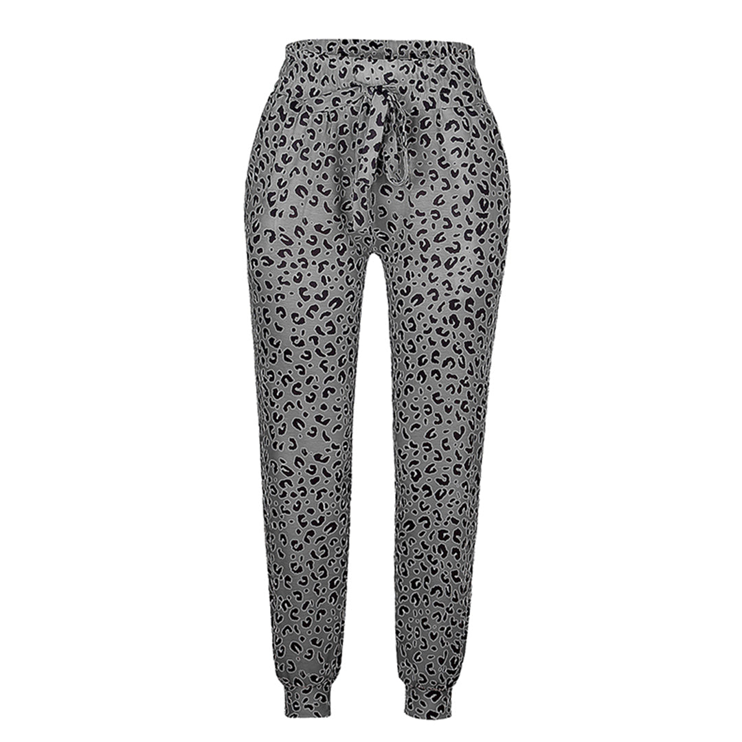 Xandra | Damesbroek met luipaardprint